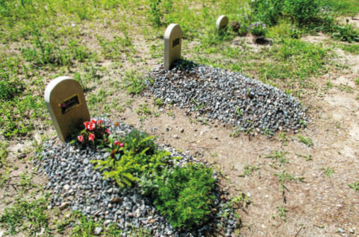 Schlicht. Muslimische Gr&#00228;ber im Bozner Friedhof