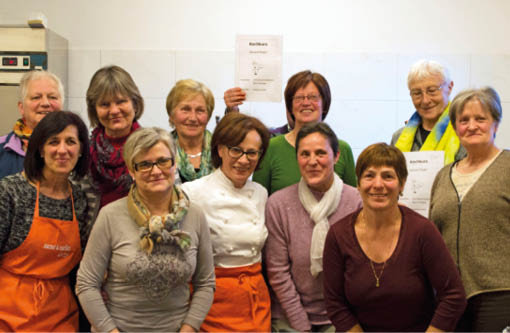 Gruppenbild mit K&#00246;chin Annemarkt Markt&#08233;